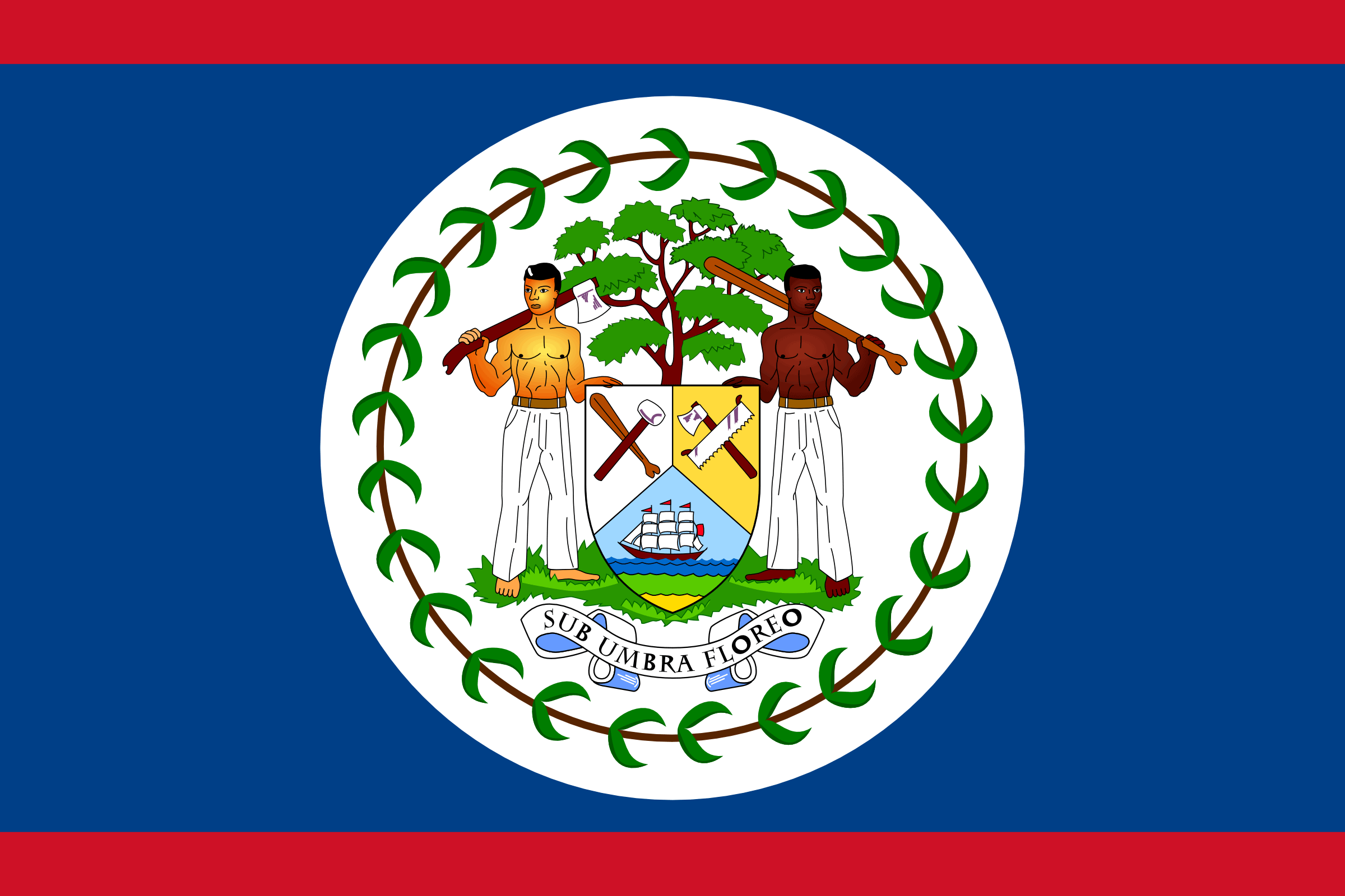 flag Belize